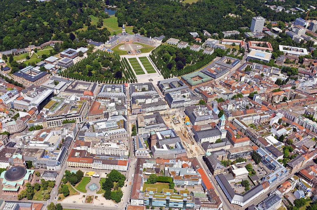 Karlsruhe Ist Die Weltweit Einzige Stadt In Form Eines Fächers ...