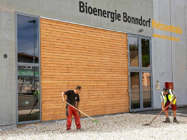 Die Heizzentrale des Bioenergiedorfes Bonndorf.  | Foto: Wilfried Dieckmann