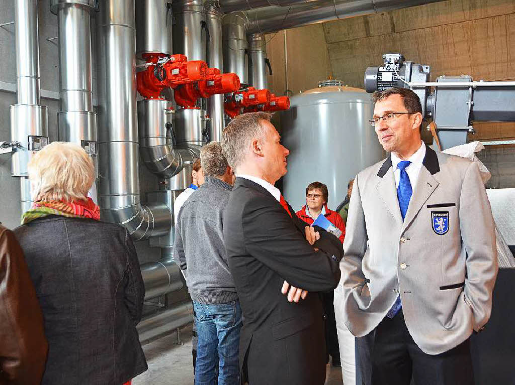 Im Innern der Heizzentrale