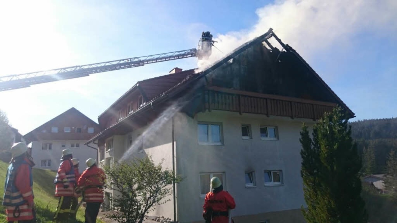 Brand im Sägackerweg in Schluchsee   | Foto: Kamera 24