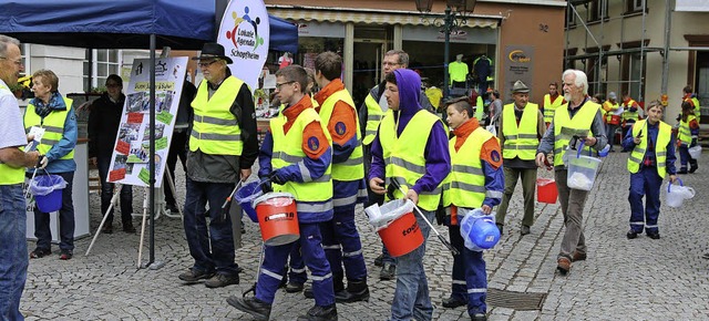 &#8222;Putzmunter&#8220; waren im wahr...Gruppen prsentierten, ausschwrmten.   | Foto: Hans-Jrgen Hege (3)/zvg (1)