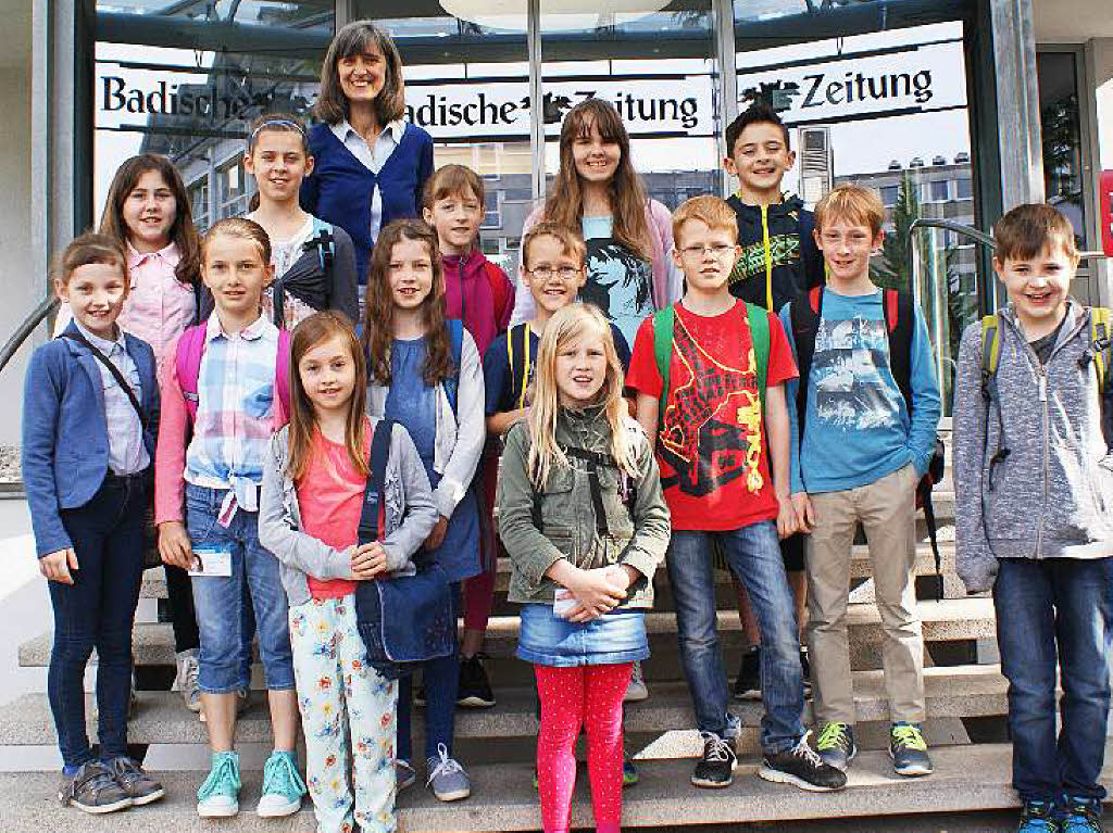 Die Klasse 4a der Neunlindenschule