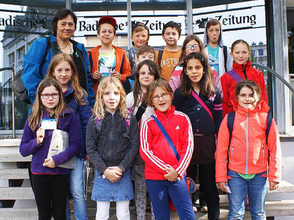 Die Klasse 4b der Neunlindenschule