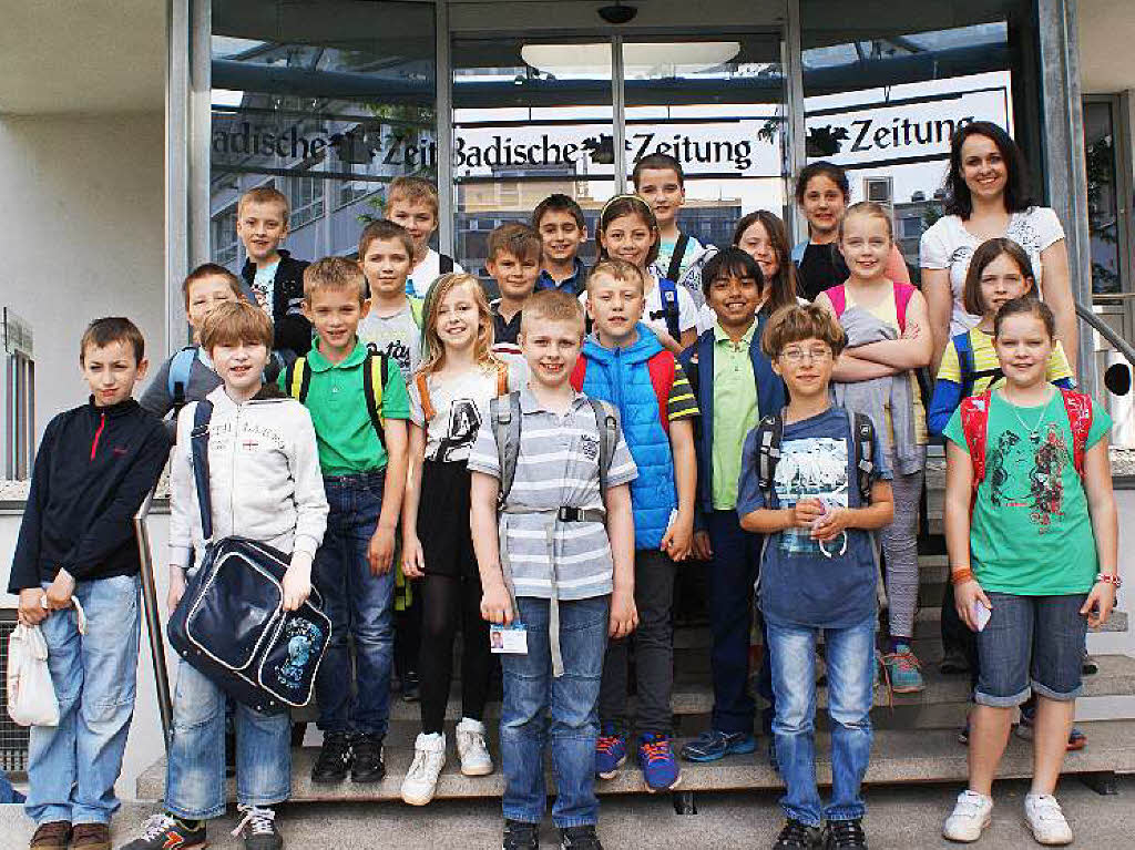 Die Klasse 4a der Geroldseckerschule Lahr