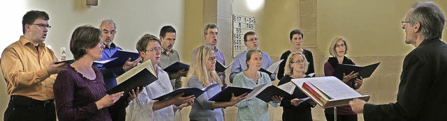 Klein, aber fein: Der Chor &#8222;Tona...der evangelischen Kirche in Kenzingen.  | Foto: Christel Hlter-Hassler