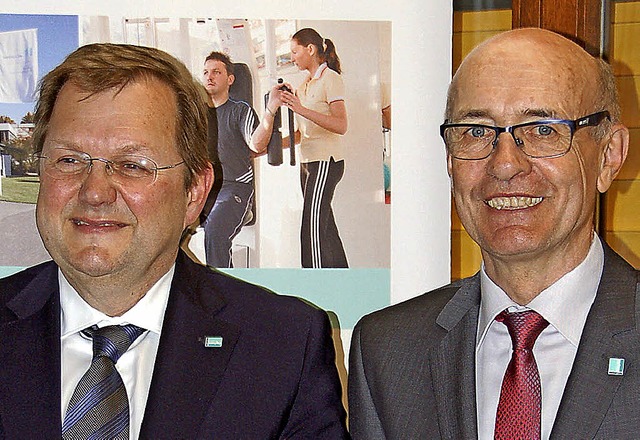 Hermann Renner (rechts) wurde als Chef...Nachfolger ist Jrgen Wagner (links).   | Foto: hubert Rderer
