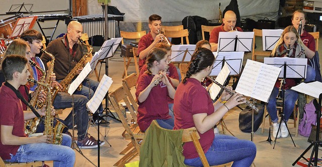 Das Jugendorchester sorgte fr den Auftakt des Konzerts.   | Foto: schopferer