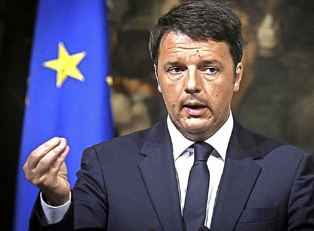 Will Italien reformieren:  Matteo Renzi   | Foto: dpa