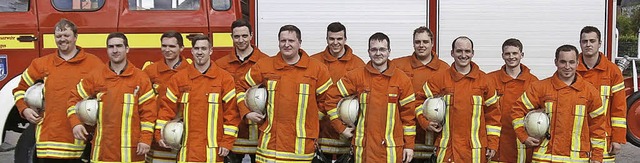 Die erfolgreichen Teilnehmer der Kenzinger Feuerwehr.  | Foto: Feuerwehr Kenzingen