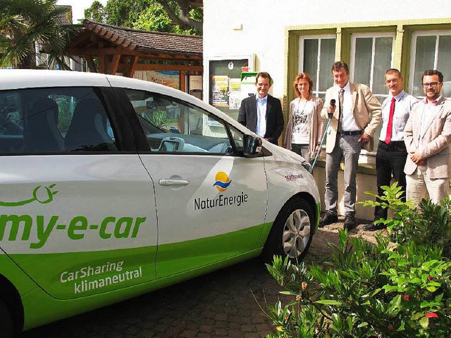 Ab sofort kann ein E-Car in Bad Bellingen gebucht werden.  | Foto: Jutta Schtz
