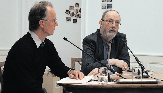 Daniel Werner und Martin Geck (rechts).  | Foto: Erik Stahlhacke