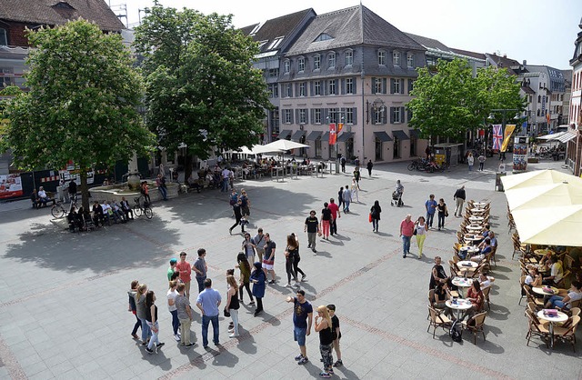 Lrrach ist nicht nur  Einkaufs-, sondern auch Wohlfhlstadt.   | Foto: Barbara Ruda