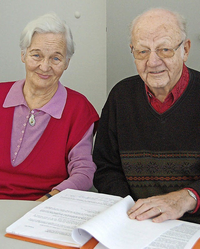 Rosemarie und Harald Ermuth haben mit ...sie als Bereicherung empfunden haben.   | Foto: Senf