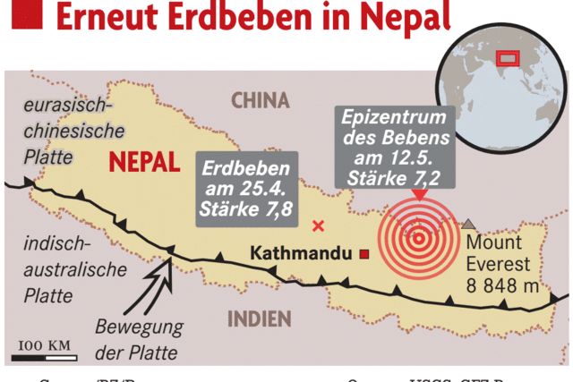 Augenzeugin berichtet ber das schwere Nachbeben in Nepal