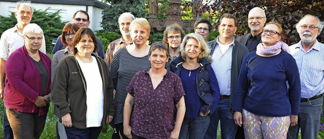 Der  neue Pfarrgemeinderat der Seelsor...t (Sulz) und Carina Weber (Mahlberg).   | Foto: Privat