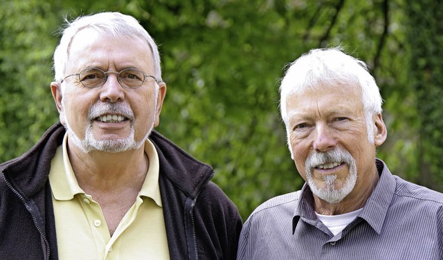 Hans-Jrgen Kellermann (links) und Ulr... Verein Energieversorgung der Zukunft   | Foto: Martin Pfefferle