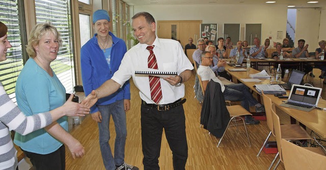 Brgerbeteiligung die Brgerrte Stefa...nisse in der Sitzung des Gemeinderats.  | Foto: Michael Haberer