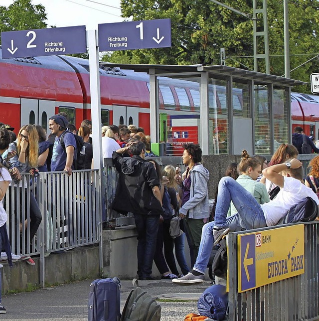 Der Halt Ringsheim soll vom neuen RE n...Wechsel mit Orschweier bedient werden.  | Foto: Adelbert Mutz