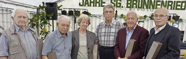 Sie waren schon vor 50 Jahren bei der ...nguth und Kurt Sternagel (von links).   | Foto: Karlernst Lauffer