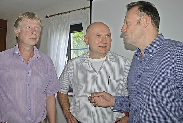 Klaus Nasilowski, Norbert Uttner und Klaus Wallner (von links)   | Foto: Wunderle