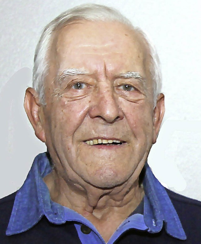 Werner Johner ist  85.   | Foto: Trogus