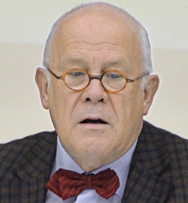 Jurist Hans-Jrg Birk kommt aus Stuttgart.   | Foto: Ralf H. Dorweiler