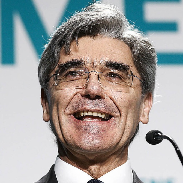 Joe Kaeser, Vorstandsvorsitzender Siem... an dem Siemens beteiligt ist.&#8220;   | Foto: dpa