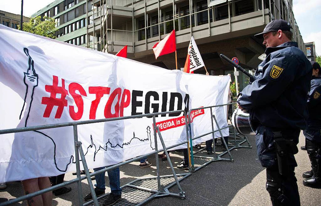 Stuttgart sagt &#8222;Nein&#8220; zu Pegida.  | Foto: dpa