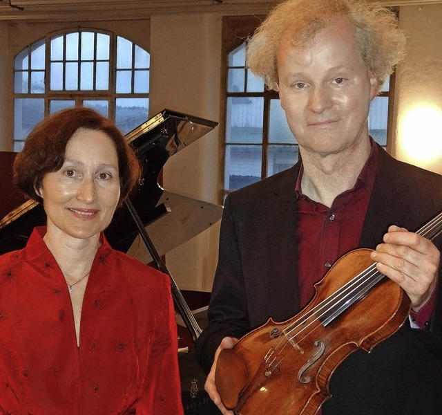 Die Pianistin und Leiterin der Konzertreihe Andrea Kauten und Kolja Lessing   | Foto: Steinebrunner