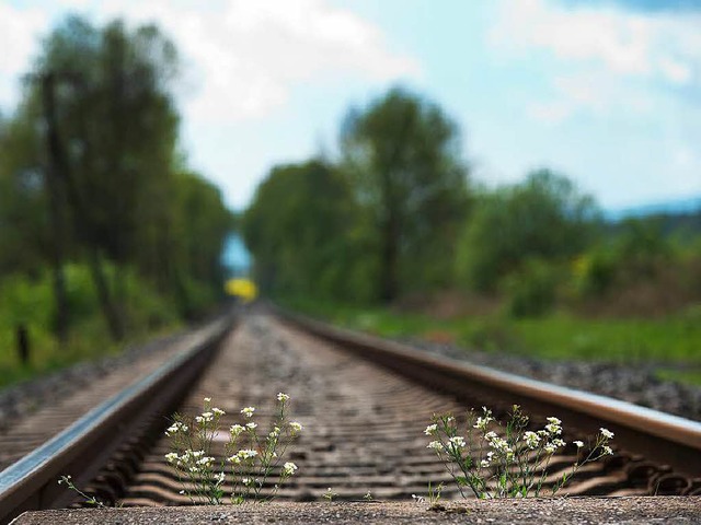 Leere auf den Bahngleisen: Der neue Au...i bei der vorangegangenen Streikrunde.  | Foto: dpa