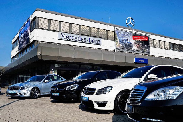 Die  Mercedes-Niederlassung in Freiburg.  | Foto: Thomas Kunz