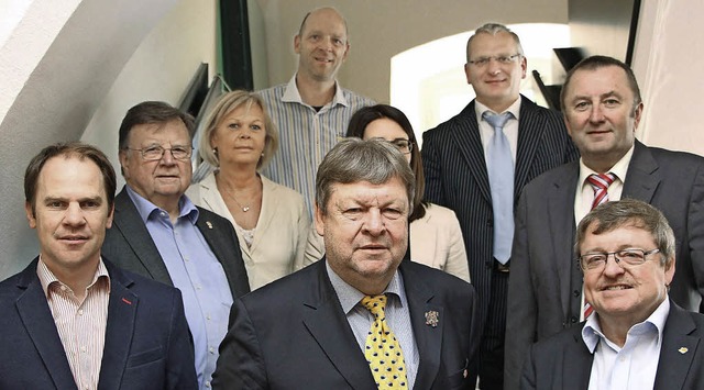 Vertreter aus Stdten, die der Vereini...ibinger war bis dato ihr Vorsitzender.  | Foto: Stadt Waldkirch