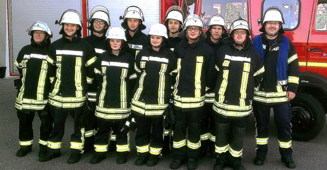 Die erfolgreichen Feuerwehrleute aus Mahlberg und Kippenheim.   | Foto: Privat