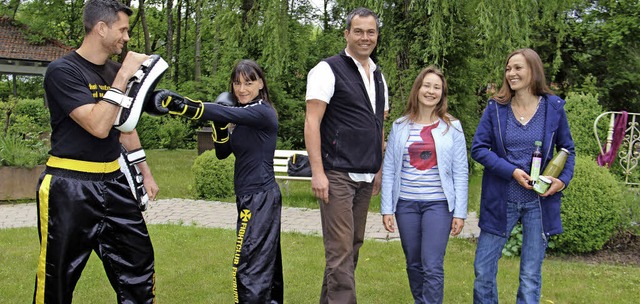 Sven Schemmer, Claudia Grammelspacher,...ssteller des Emmendinger Wohlfhltags.  | Foto: Gerda Oswald