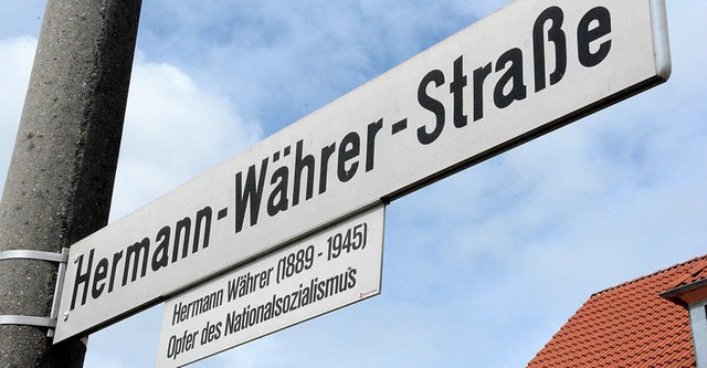 Hermann Whrer starb kurz vor Kriegsen...Z, Heinrich Haas schon im Jahr zuvor.   | Foto: Lauber