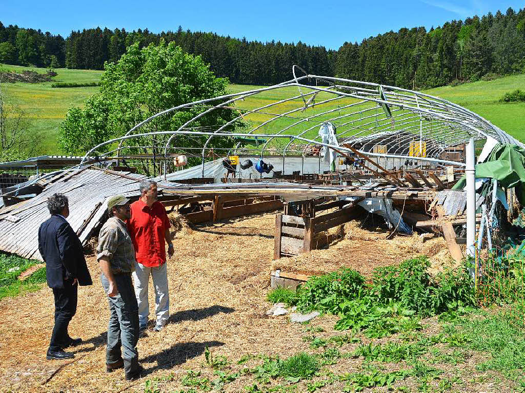 Vor-Ort-Termin bei Brunnadern Vor-Ort-Termin bei Brunnadern