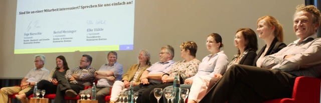 Beste Laune herrschte auf dem Podium a...der Prsentation von Hinterzarten 3.0.  | Foto: Joachim Frommherz