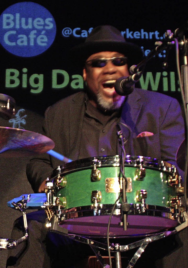 Brachte  den Blues ins Caf: Big Daddy Wilson   | Foto: Jrn Kerckhoff