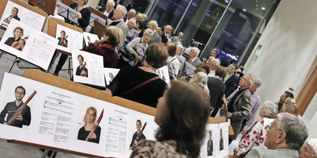 Das Philharmonische  Orchester stellt ...8220; der Musiker im Konzerthausfoyer   | Foto: dick