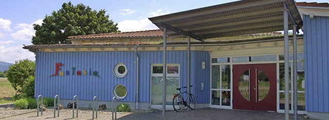 Der Eingang des Kindergarten &#8222;Fa...ll der Kindergarten vergrert werden.  | Foto: Pia Grttinger