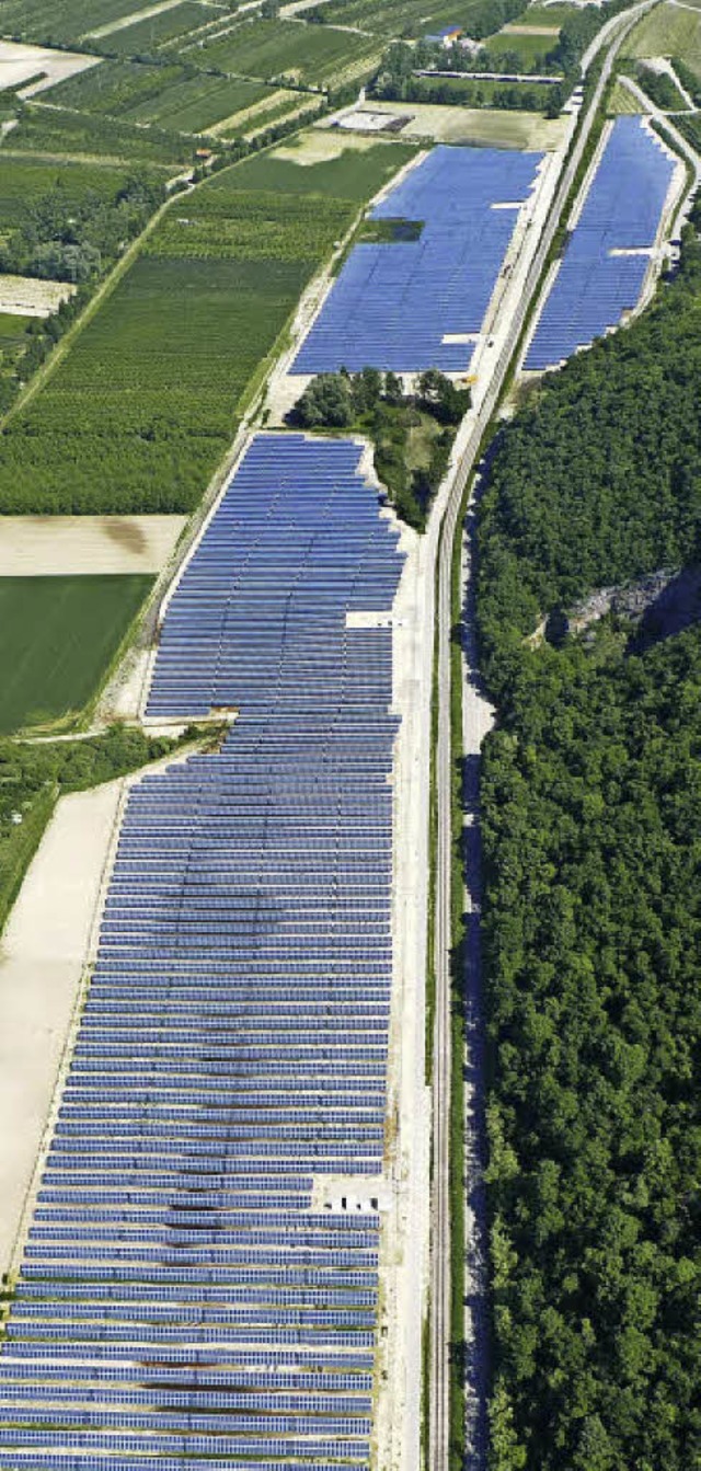 Der Solarpark zwischen Niederrotweil u...ert mehr Energie als zunchst geplant.  | Foto: privat