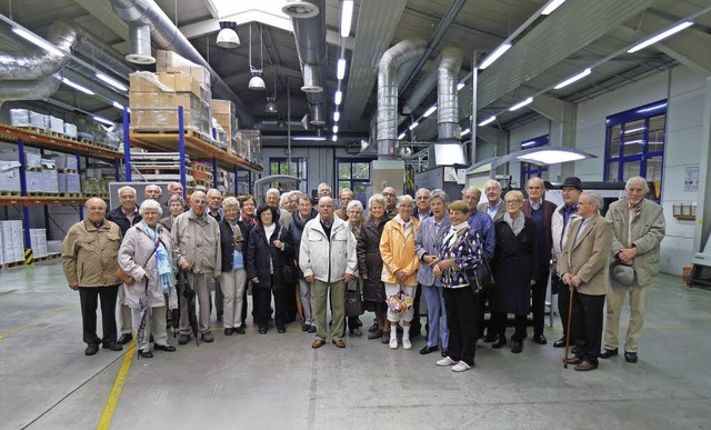 80er-Klassentreffen in Waldkirch: Geme...ie Teilnehmer die Firma Burger Druck.   | Foto: ZVG