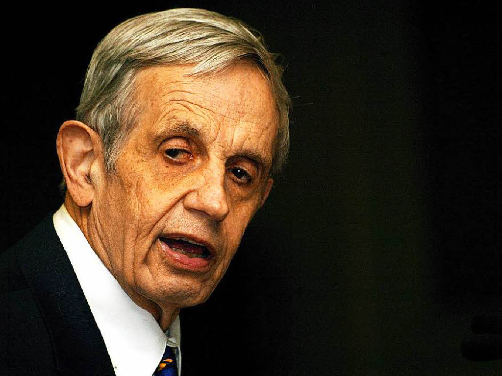 MathematikIkone John Nash stirbt bei TaxiUnfall Panorama Badische