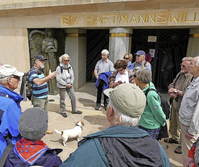 Erinnerungen an die Opfer des Zweiten ...on besuchte den Hartmannsweiler Kopf.   | Foto: privat