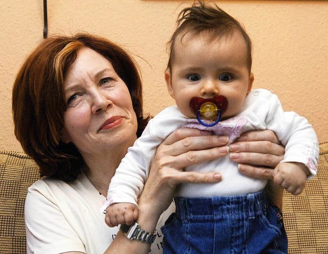 Die lteste Mutter Deutschlands Annegr...hat, die erwarteten Vierlinge geboren.  | Foto: dpa