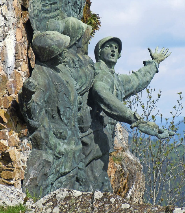 Orte des Gedenkens am Hartmannsweilerkopf.  | Foto: Jutta Binner-Schwarz