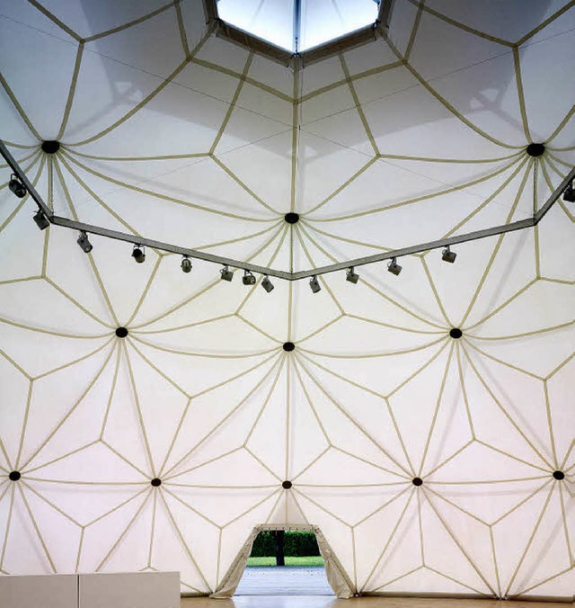 Im Buckminster Fuller Dome entsteht ei...etenz als Ladenbauer unterstreicht.     | Foto: Julien Lanoo