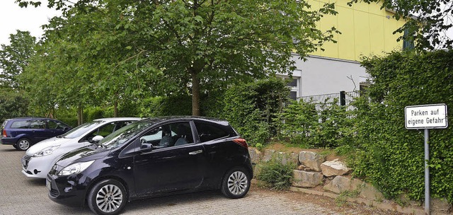 Noch gilt Parken auf eigene Gefahr: Zu...ngs mit Dach ber Sattel und Lenker.    | Foto: Markus Maier