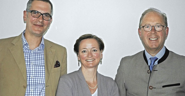 Die Neuen im Vorstand (von links): Dom...na Grfin Reuttner, Bjrn Bckenfrde   | Foto: Christiane Sahli