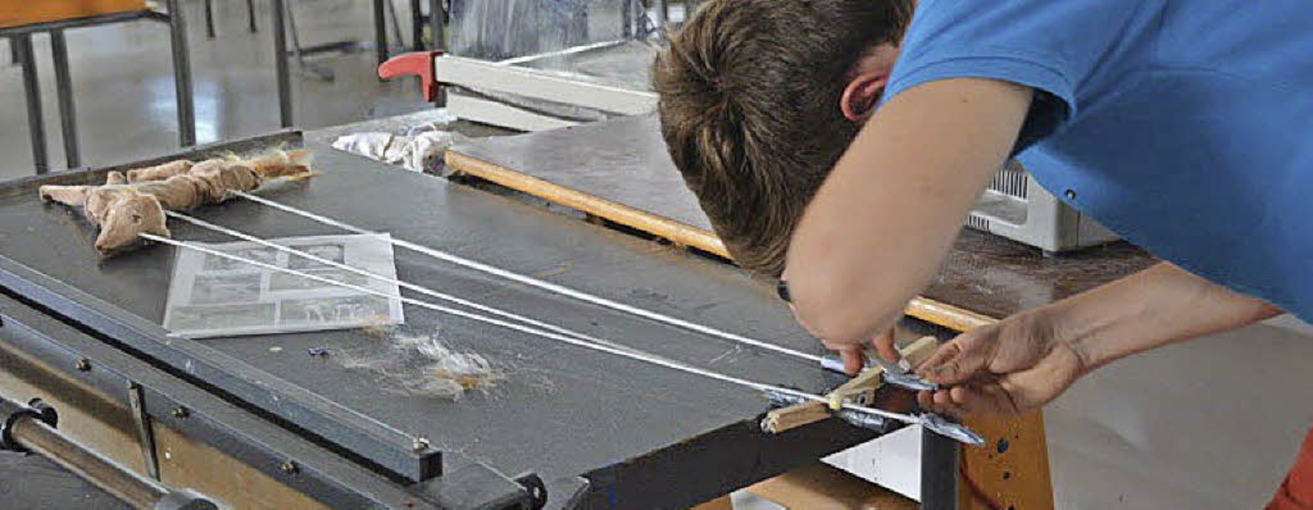 FG-Schler bauen Marionetten und drehen einen Film.  | Foto: Franziska Mohr